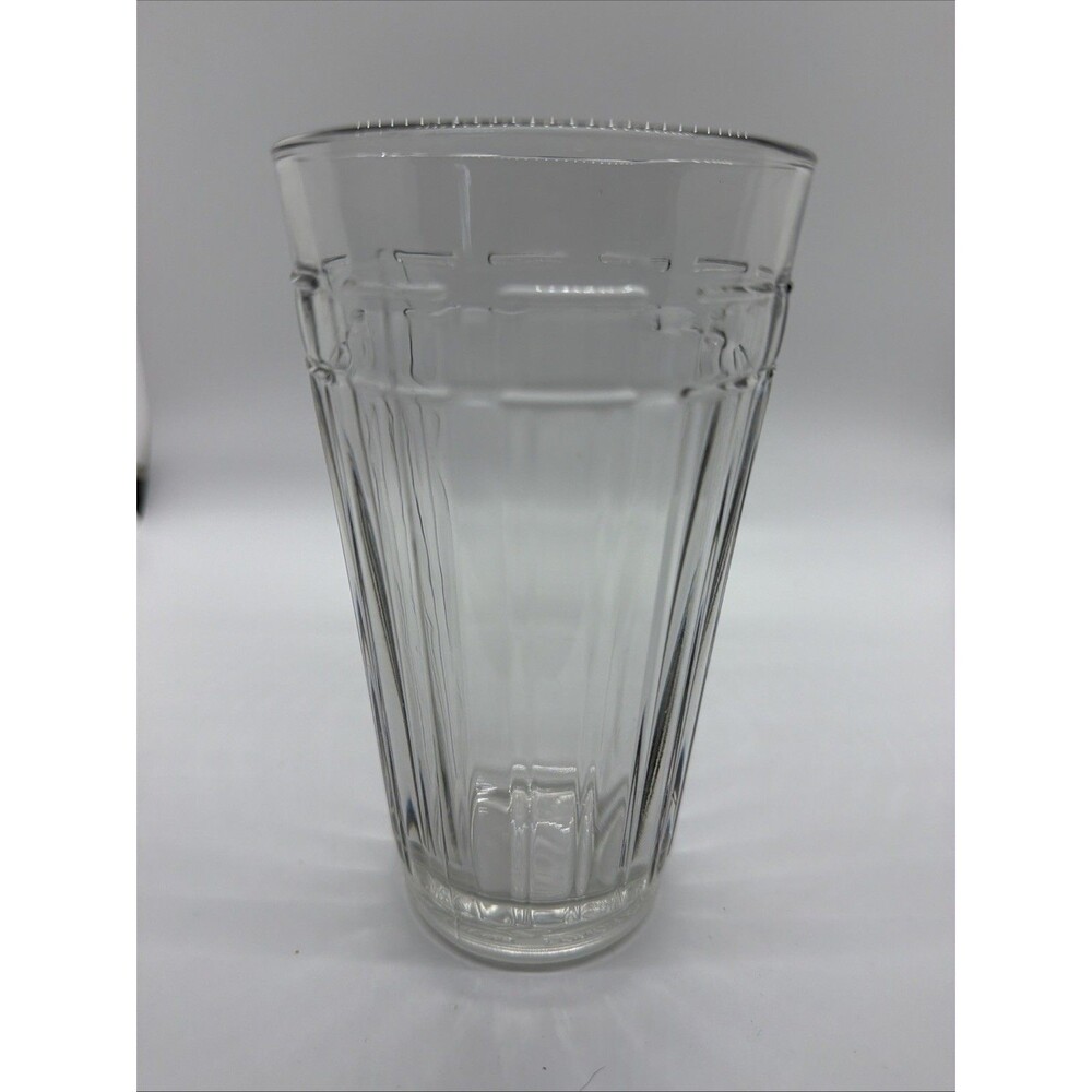 Longaberger 6" Tall Tumbler Drinking Glass Woven Traditions Glassware USA